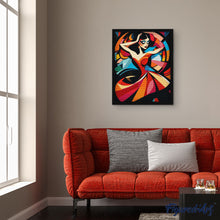 Carica l'immagine nel visualizzatore di Gallery, Diamond Painting - Ballerina Astratta Colorata