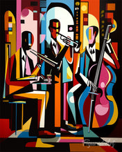 Carica l'immagine nel visualizzatore di Gallery, Diamond Painting - Jazz Band Astratta Colorata