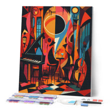 Carica l'immagine nel visualizzatore di Gallery, Diamond Painting - Jazz Club Astratto Colorato