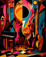 Carica l'immagine nel visualizzatore di Gallery, Diamond Painting - Jazz Club Astratto Colorato