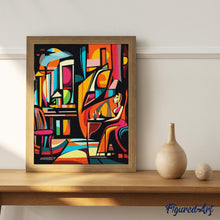 Carica l'immagine nel visualizzatore di Gallery, Diamond Painting - Caffè Astratto Colorato