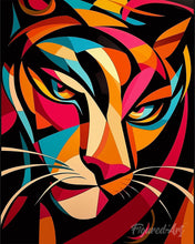 Carica l'immagine nel visualizzatore di Gallery, Diamond Painting - Tigre 2 Astratta Colorata