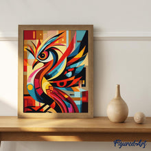 Carica l'immagine nel visualizzatore di Gallery, Diamond Painting - Uccello Astratto Colorato