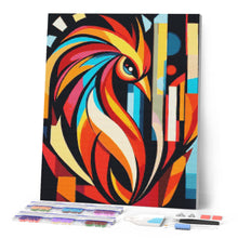 Carica l'immagine nel visualizzatore di Gallery, Diamond Painting - Gallo Astratto Colorato