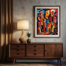 Carica l'immagine nel visualizzatore di Gallery, Diamond Painting - Edifici Astratti Colorati