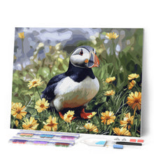 Carica l'immagine nel visualizzatore di Gallery, Diamond Painting - Pulcinella di mare e fioritura primaverile