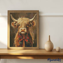 Carica l'immagine nel visualizzatore di Gallery, Diamond Painting - Highland Cow Gentleman