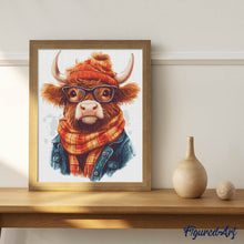 Carica l'immagine nel visualizzatore di Gallery, Diamond Painting - Highland Cow Cozy Vibes