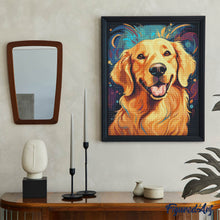 Carica l'immagine nel visualizzatore di Gallery, Diamond Painting - Golden Retriever al sole