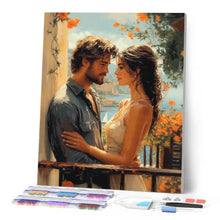 Carica l'immagine nel visualizzatore di Gallery, Diamond Painting - Coppia romantica al mare