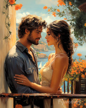 Carica l'immagine nel visualizzatore di Gallery, Diamond Painting - Coppia romantica al mare