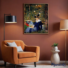 Carica l'immagine nel visualizzatore di Gallery, Diamond Painting - Giovane donna in giardino - Manet