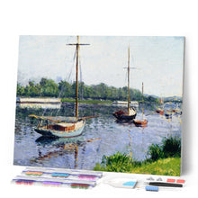 Carica l'immagine nel visualizzatore di Gallery, Diamond Painting - Il bacino di Argenteuil, 1882 - Caillebotte