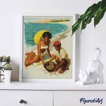 Carica l'immagine nel visualizzatore di Gallery, Diamond Painting - Poster vintage della costa della Jugoslavia