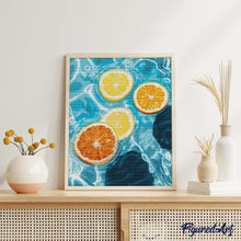 Carica l'immagine nel visualizzatore di Gallery, Diamond Painting - Onde agrumate