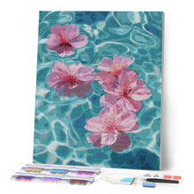 Carica l'immagine nel visualizzatore di Gallery, Diamond Painting - Fiori di ciliegio sull'acqua