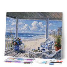 Carica l'immagine nel visualizzatore di Gallery, Diamond Painting - Portico sulla costa