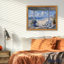 Carica l'immagine nel visualizzatore di Gallery, Diamond Painting - Portico sulla costa