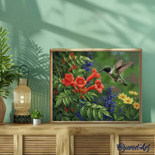 Carica l'immagine nel visualizzatore di Gallery, Diamond Painting - Paradiso dei colibrì