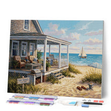 Carica l'immagine nel visualizzatore di Gallery, Diamond Painting - Cottage sulle dune