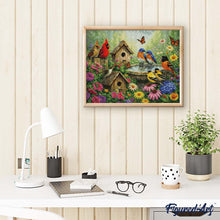 Carica l'immagine nel visualizzatore di Gallery, Diamond Painting - Canto tra i fiori