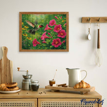 Carica l'immagine nel visualizzatore di Gallery, Diamond Painting - Colibrì in volo 1