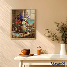 Carica l'immagine nel visualizzatore di Gallery, Diamond Painting - Armonia floreale mediterranea