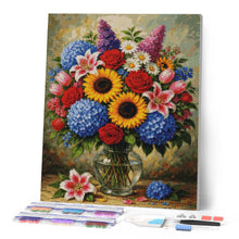 Carica l'immagine nel visualizzatore di Gallery, Diamond Painting - Bouquet elegante