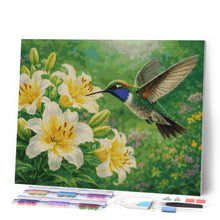 Carica l'immagine nel visualizzatore di Gallery, Diamond Painting - Colibrì tra i fiori