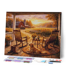 Carica l'immagine nel visualizzatore di Gallery, Diamond Painting - Veranda di campagna