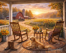 Carica l'immagine nel visualizzatore di Gallery, Diamond Painting - Veranda di campagna
