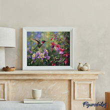 Carica l'immagine nel visualizzatore di Gallery, Diamond Painting - Sussurri del colibrì