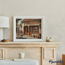 Carica l'immagine nel visualizzatore di Gallery, Diamond Painting - Incantevole libreria francese