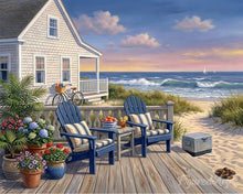Carica l'immagine nel visualizzatore di Gallery, Diamond Painting - Veranda sulla costiera