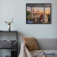 Carica l'immagine nel visualizzatore di Gallery, Diamond Painting - Bagliore serale sul mare