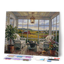 Carica l'immagine nel visualizzatore di Gallery, Diamond Painting - Veranda tranquilla