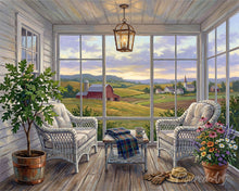 Carica l'immagine nel visualizzatore di Gallery, Diamond Painting - Veranda tranquilla