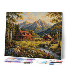 Carica l'immagine nel visualizzatore di Gallery, Diamond Painting - Chalet alpino da sogno