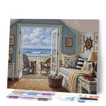 Carica l'immagine nel visualizzatore di Gallery, Diamond Painting - Vista sull’oceano