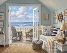 Carica l'immagine nel visualizzatore di Gallery, Diamond Painting - Vista sull’oceano