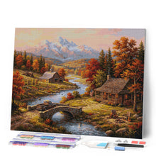 Carica l'immagine nel visualizzatore di Gallery, Diamond Painting - Autunno sul fiume