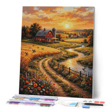 Carica l'immagine nel visualizzatore di Gallery, Diamond Painting - Strada di campagna