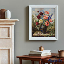 Carica l'immagine nel visualizzatore di Gallery, Diamond Painting - Fiori in vaso blu