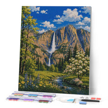 Carica l'immagine nel visualizzatore di Gallery, Diamond Painting - Parco nazionale di Yosemite, Cascata Vernal - California