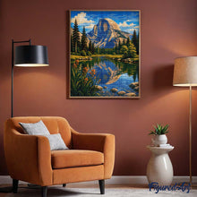 Carica l'immagine nel visualizzatore di Gallery, Diamond Painting - Parco nazionale di Yosemite, Half Dome - California