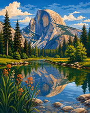 Carica l'immagine nel visualizzatore di Gallery, Diamond Painting - Parco nazionale di Yosemite, Half Dome - California