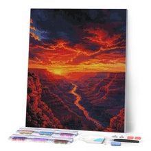 Carica l'immagine nel visualizzatore di Gallery, Diamond Painting - Parco nazionale del Grand Canyon, scogliere desertiche - Arizona