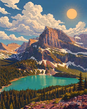 Carica l'immagine nel visualizzatore di Gallery, Diamond Painting - Glacier National Park - Montana