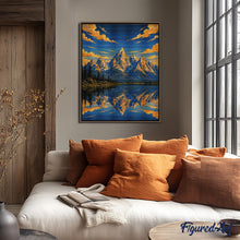 Carica l'immagine nel visualizzatore di Gallery, Diamond Painting - Parco nazionale del Grand Teton - Wyoming