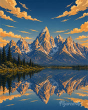 Carica l'immagine nel visualizzatore di Gallery, Diamond Painting - Parco nazionale del Grand Teton - Wyoming